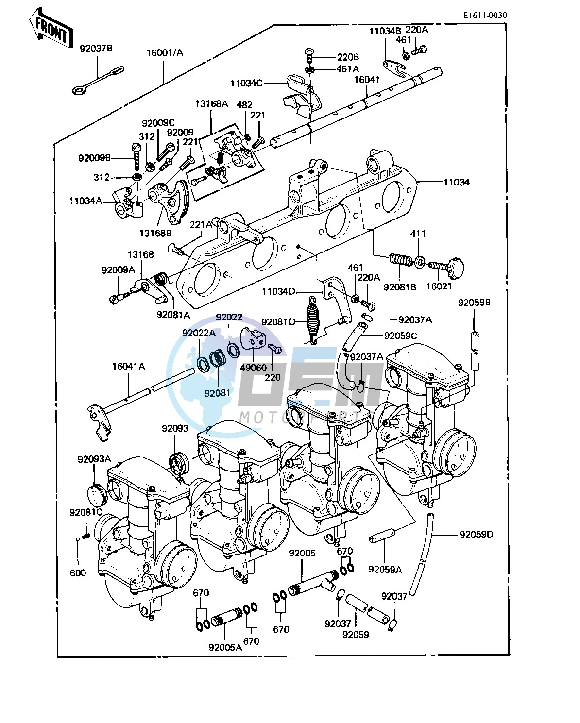 CARBURETOR ASSY -- 82-83 C3_C4- -