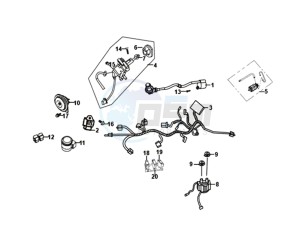 ORBIT III 125 (L8) EU EURO4 drawing WIRE HARNESS