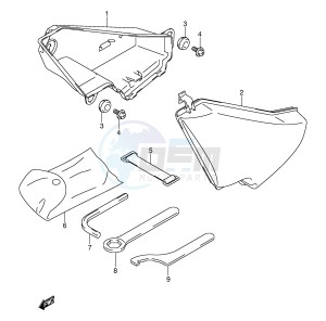 VL800 (E2) VOLUSIA drawing LUGGAGE BOX