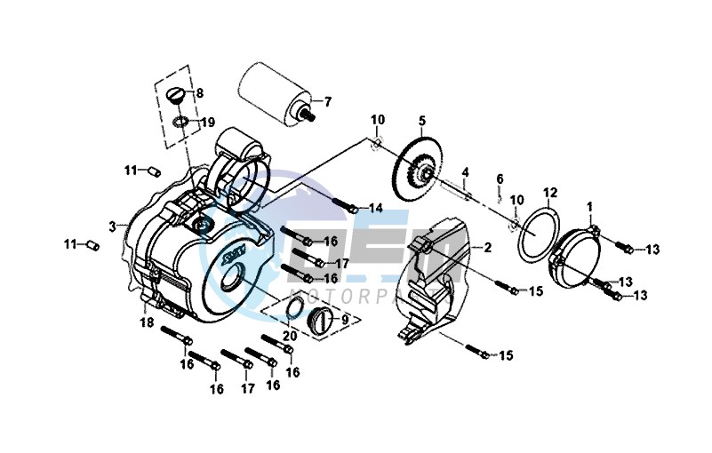 CRANKCASE LEFT