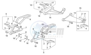 RSV 2 1000 drawing Foot rests