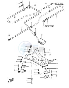 JS 440 A [JS440] (A9-A10) [JS440] drawing ENGINE MOUNT_COOLING & BILGE -- 84-86 JS440-A8_A9_A10- -