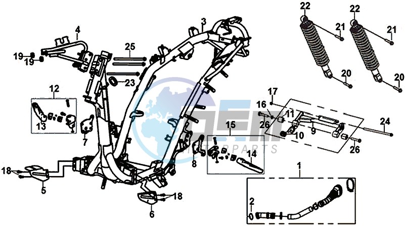 MISSION CASE-DRIVE SHAFT