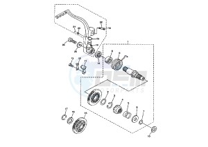 WR F 450 drawing KICK STARTER