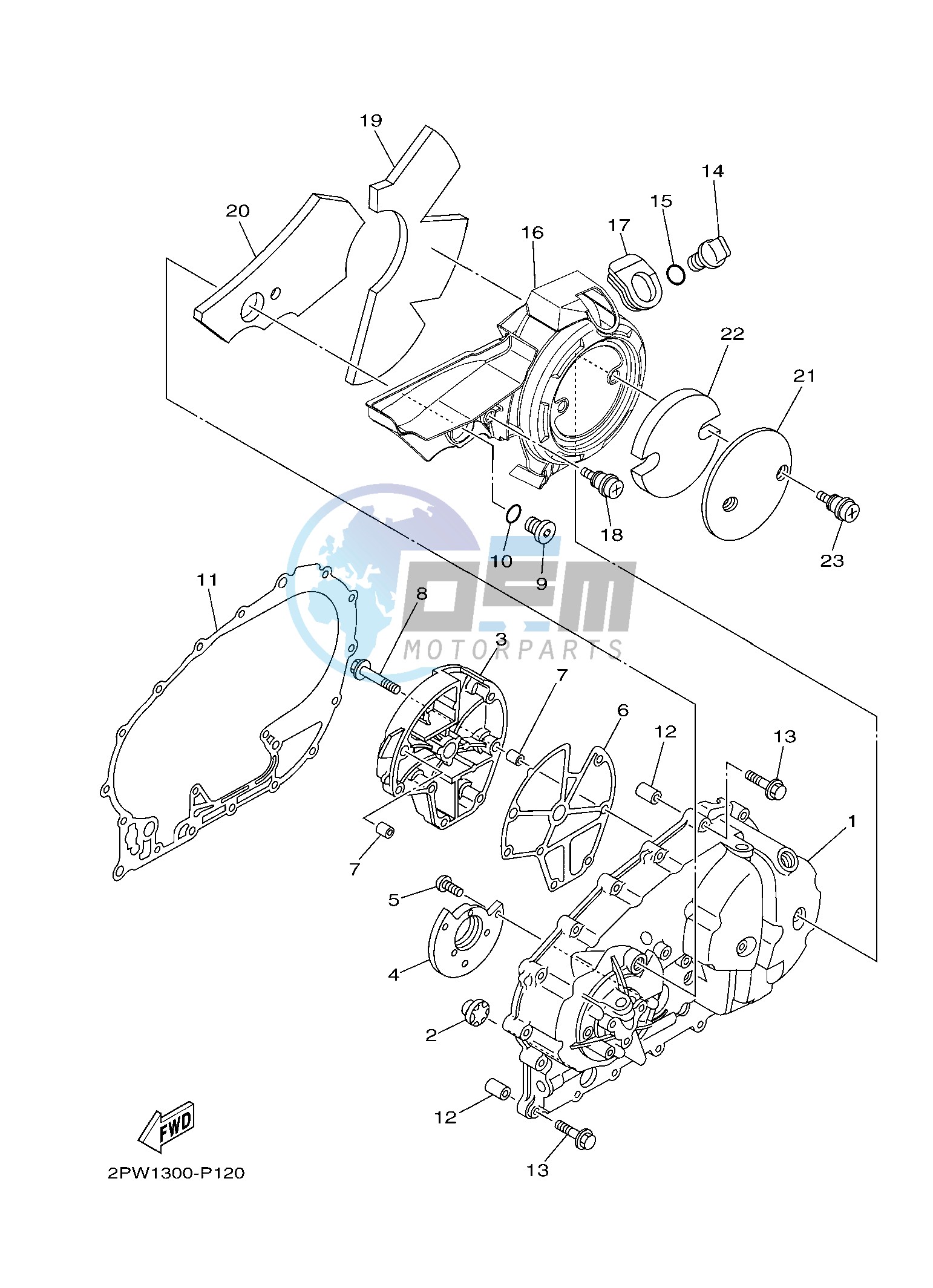 CRANKCASE COVER 1