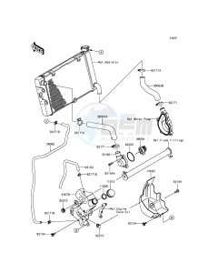 VULCAN S ABS EN650BGF XX (EU ME A(FRICA) drawing Water Pipe