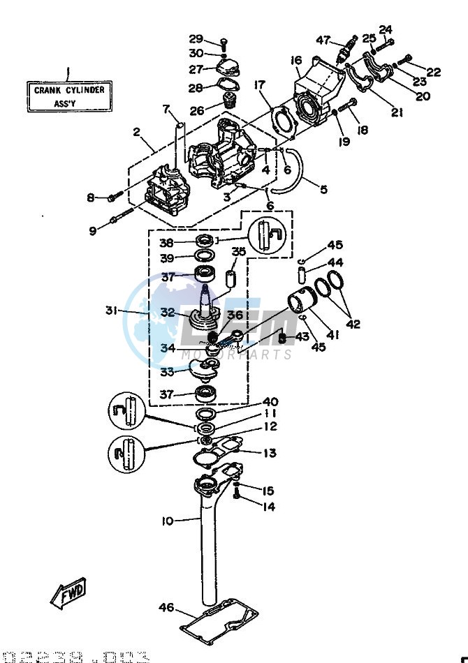 CYLINDER--CRANKCASE