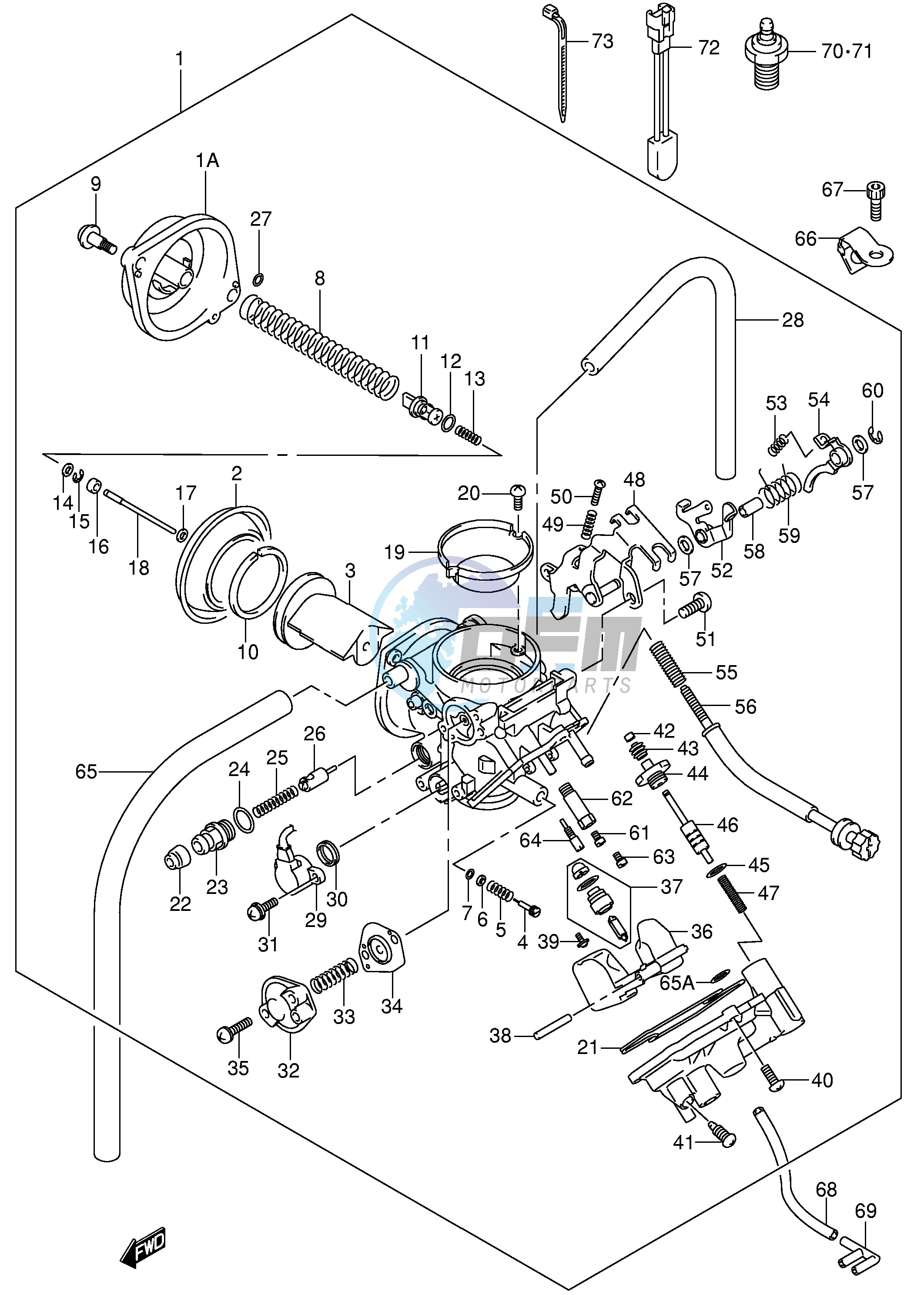 CARBURETOR (MODEL K1 K2 K3 K4)