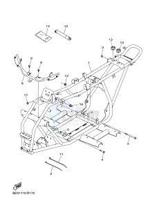 YFM90R YFM09RYXG (BD33) drawing FRAME