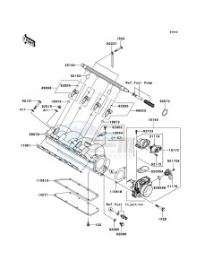 JET SKI STX-15F JT1500A6F FR drawing Throttle