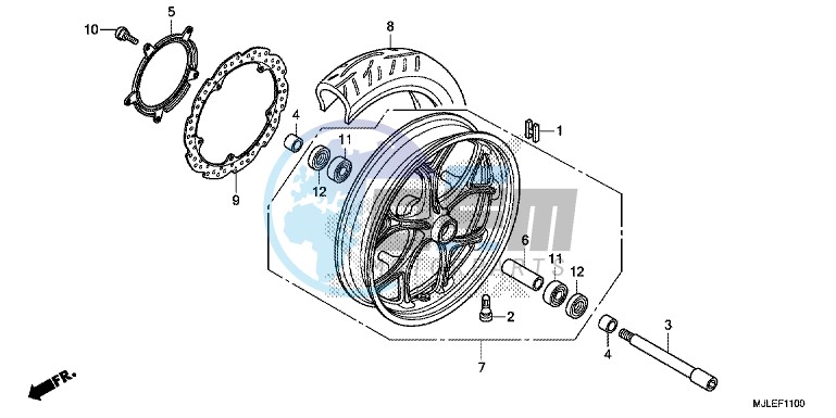 FRONT WHEEL