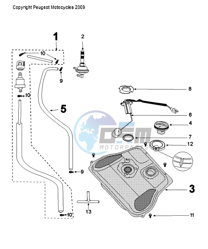 TANK AND FUEL PUMP