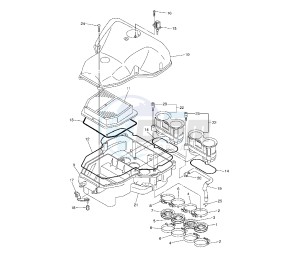 FZ1 1000 drawing INTAKE