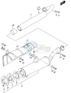 LT-A500XP drawing MUFFLER