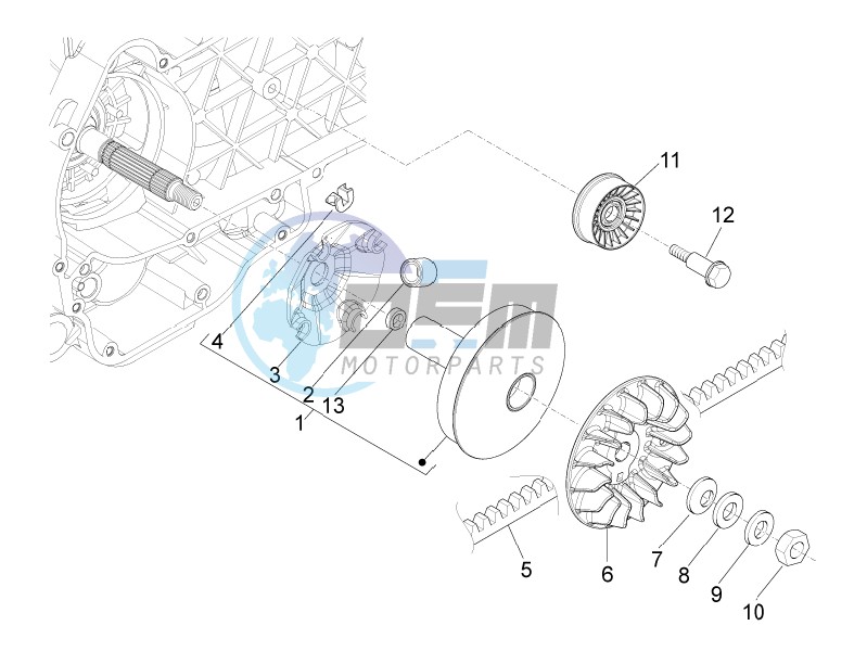 Driving pulley