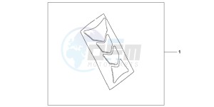 CBF1000S drawing TANK PAD HRC LOGO