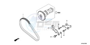 TRX420FMC drawing CAM CHAIN/TENSIONER