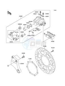 VN2000 VN2000A6F GB XX (EU ME A(FRICA) drawing Rear Brake