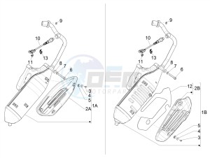 SPRINT 150 4T 3V IGET ABS-NOABS E2-E3-E4 (APAC) drawing Silencer