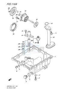 GSR750Z EU drawing OIL PAN-OIL PUMP