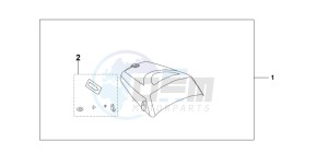 CBF1000A drawing SEAT COWL *G192M*