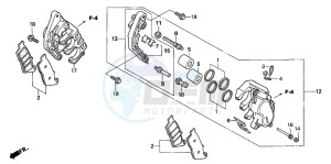 CBF1000S drawing FRONT BRAKE CALIPER (CBF1000)