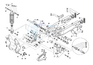 NAVIGATOR 1000 drawing REAR SWING ARM