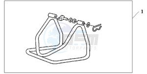 CBR600RRA Europe Direct - (ED / 2ED) drawing MAINTENANCE STAND