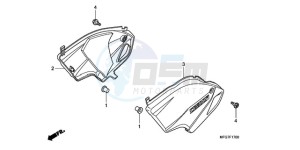 CB600F39 Spain - (SP / ST) drawing SIDE COVER