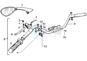 ET2 INIEZIONE 50 drawing Rear brake control