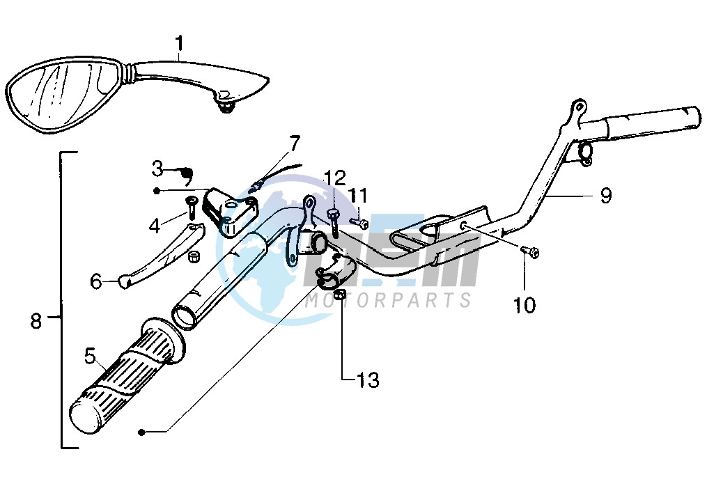 Rear brake control