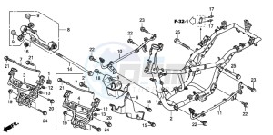 FES150A 125 S-WING drawing FRAME BODY (FES1257/A7)(FES1507/A7)