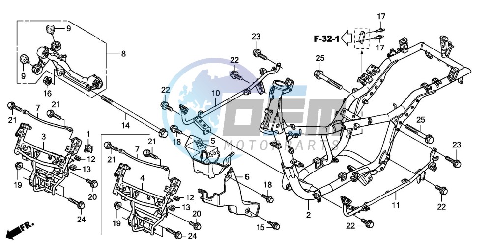 FRAME BODY (FES1257/A7)(FES1507/A7)