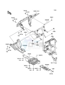 KVF750_4X4 KVF750D8F EU GB drawing Guard(s)