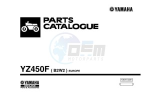 YZ450F (B2W2) drawing Infopage-1