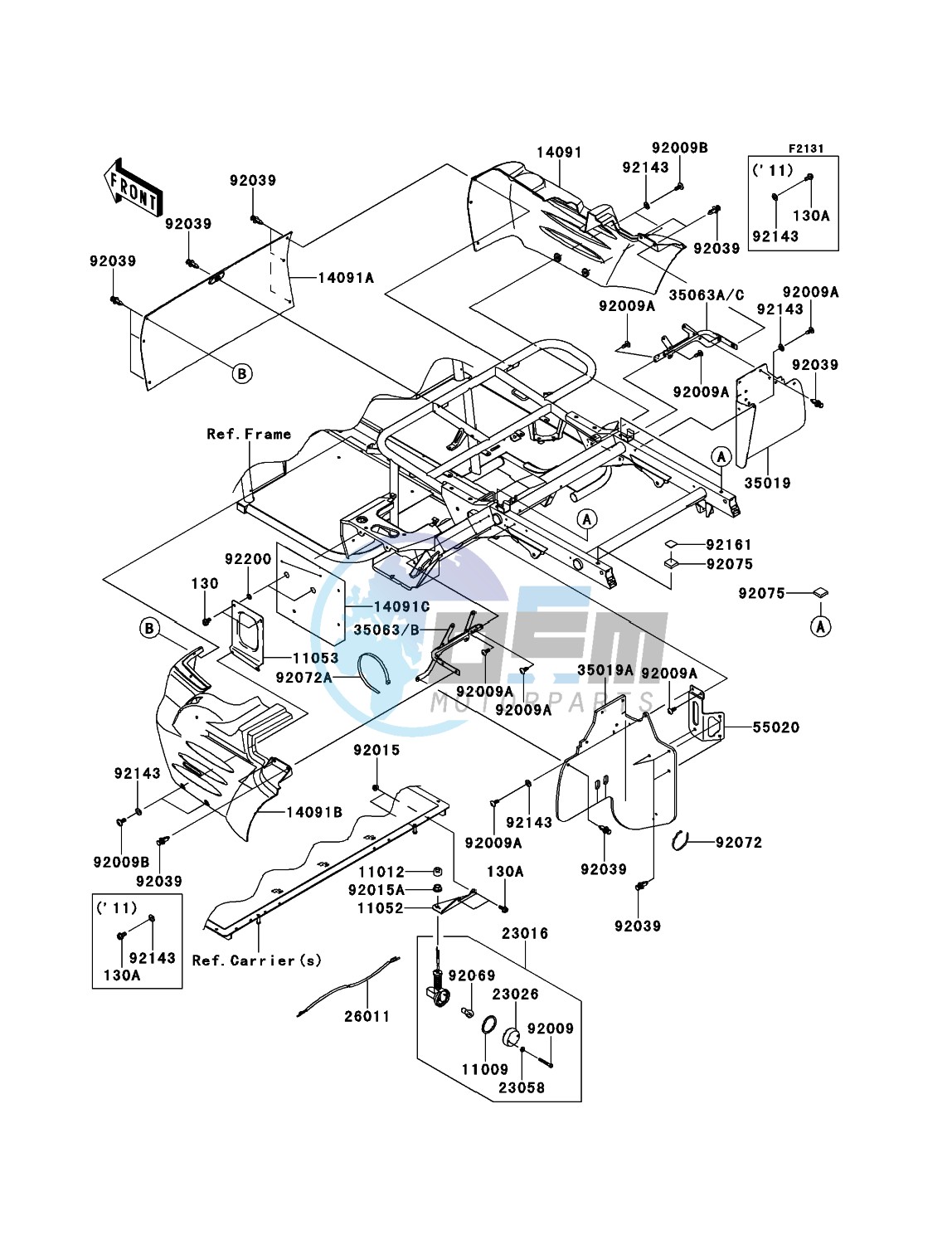 Frame Fittings(Rear)