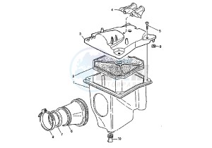 MITO EV 6 MARCE 125 drawing AIR CLEANER