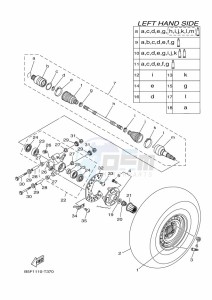 YXM700E YX70MPP (BHFF) drawing REAR WHEEL