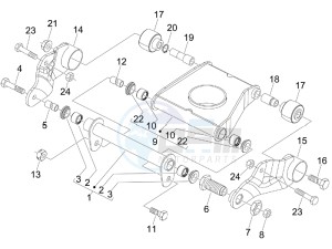 MP3 400 ie lt MP3 400 ie lt Sport drawing Swinging arm