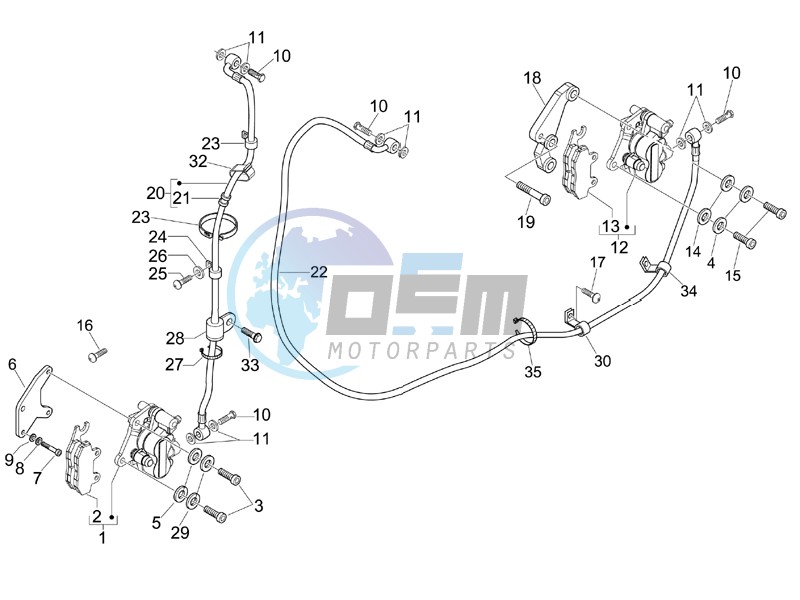 Brakes hose  - Calipers