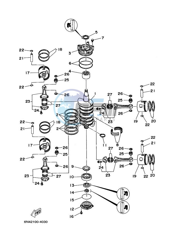 CRANKSHAFT--PISTON