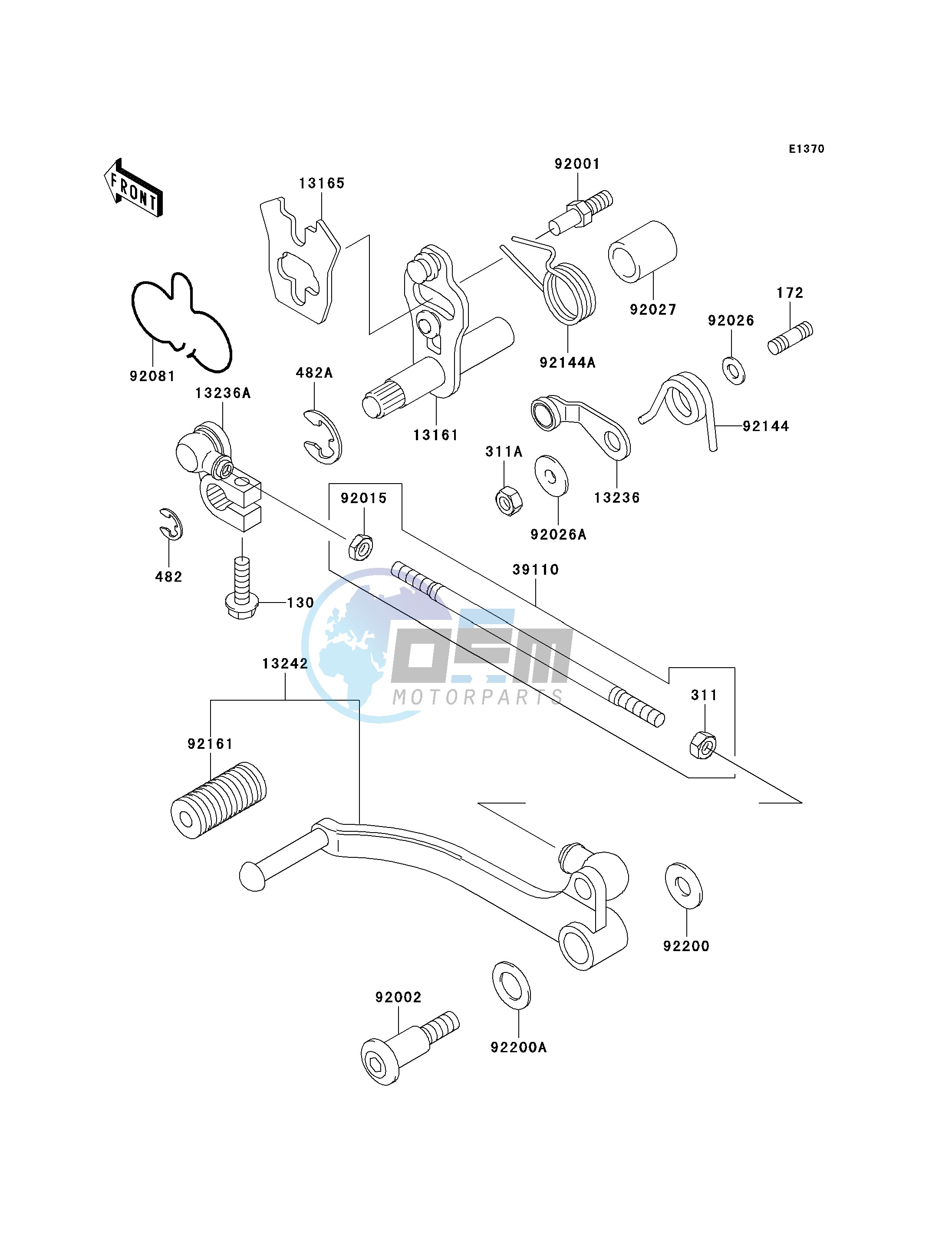 GEAR CHANGE MECHANISM