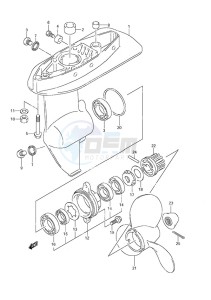 DF 4 drawing Gear Case