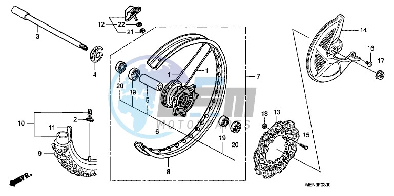 FRONT WHEEL