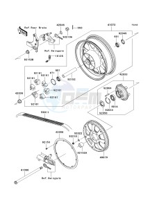 VN 1700 E [VULCAN 1700 CLASSIC] (9G-9FA) E9FA drawing REAR WHEEL_CHAIN