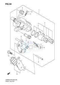 VZ800 (E3-E28) MARAUDER drawing FRONT CALIPER