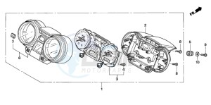 CB1300S CB1300SUPERBOLD'OR drawing METER (CB1300S/SA)