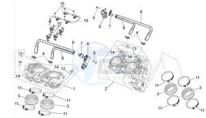 Tuono V4 1100 Factory (USA-CND) USA-CND drawing Throttle body