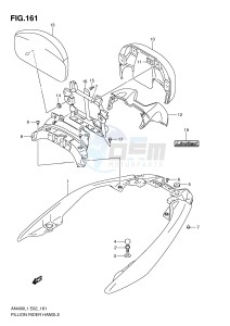 AN400 (E2) Burgman drawing PILLION RIDER HANDLE (AN400ZAL1 E19)