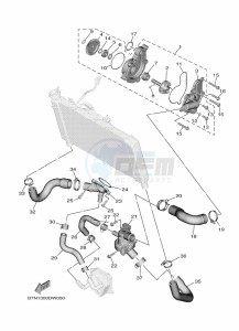 MT-09 SP MTN890D (BAMA) drawing WATER PUMP